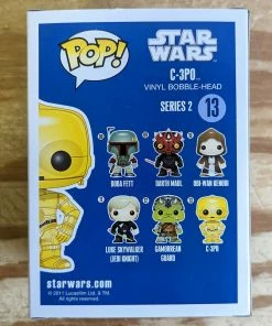 Spastic Pops C-3PO Type: Vinyl Art Toys (Large Font RARE Version)