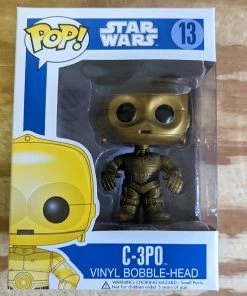 Spastic Pops C-3PO Type: Vinyl Art Toys (Large Font RARE Version)