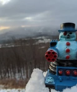 Spastic Pops CREATUREMAKER TOYS: LE10 "Mecha Fosty" 4in Resin Spastic Collectibles Exclusive FREE US SHIPPING Designer Brands!