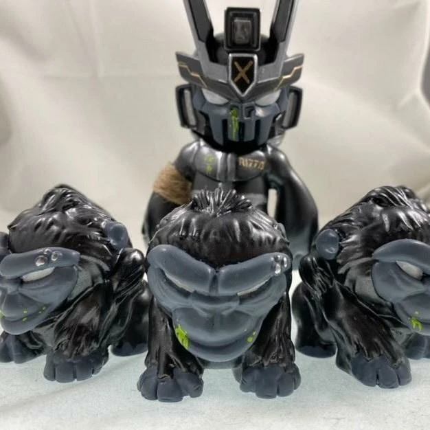Cheap 𧨠Spastic Pops Custom LE1 Teq63 "The Marauder" & LE5 Resin Silverback Edition "Mini Rillas" By Playful Gorilla X Spastic Collectibles FREE US SHIPPING π― 6 Spastic Pops Custom LE1 Teq63 "The Marauder" & LE5 Resin Silverback Edition "Mini Rillas" By Playful Gorilla X Spastic Collectibles FREE US SHIPPING