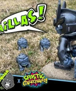 Cheap 𧨠Spastic Pops Custom LE1 Teq63 "The Marauder" & LE5 Resin Silverback Edition "Mini Rillas" By Playful Gorilla X Spastic Collectibles FREE US SHIPPING π― 19 Spastic Pops Custom LE1 Teq63