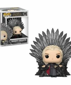 Spastic Pops Brand New! Daenerys Targaryen (Iron Throne) Type: Vinyl Art Toys Brand: Funko Series: Pop! Vinyl , Game Of Thrones Scale: 3.75" Production Status: Standard Reference #: 75 Released: Mar 2019