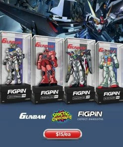 Spastic Pops FiGPiN Classic GUNDAM - Set Of 4