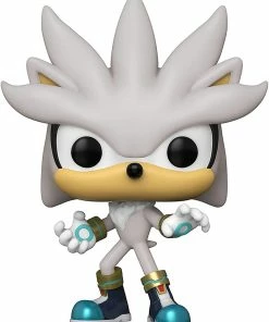 Spastic Pops Funko Games: POP! Sonic Set Of 2 - Running Sonic + Silver The Hedgehog The Drop!