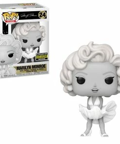 Spastic Pops In Stock! Funko Pop! Icons Marilyn Monroe Set Of 2: Marilyn Monroe #24 Marilyn Monroe (Black & White) #24