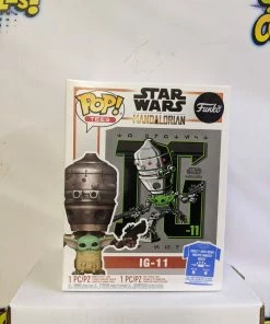 Spastic Pops The Drop! IG-11 With The Child Pop And Shirt (SEALED - SIZE MEDIUM)