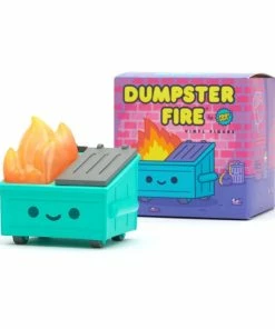 Spastic Pops Designer Brands! IN STOCK: 100% Soft Dumpster Fire Vinyl Figure