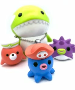 Spastic Pops IN STOCK Spastic Collectibles Exclusive LE199 Blacklight Reactive Orca & Friends [Kaze Studio X Martian Toys]