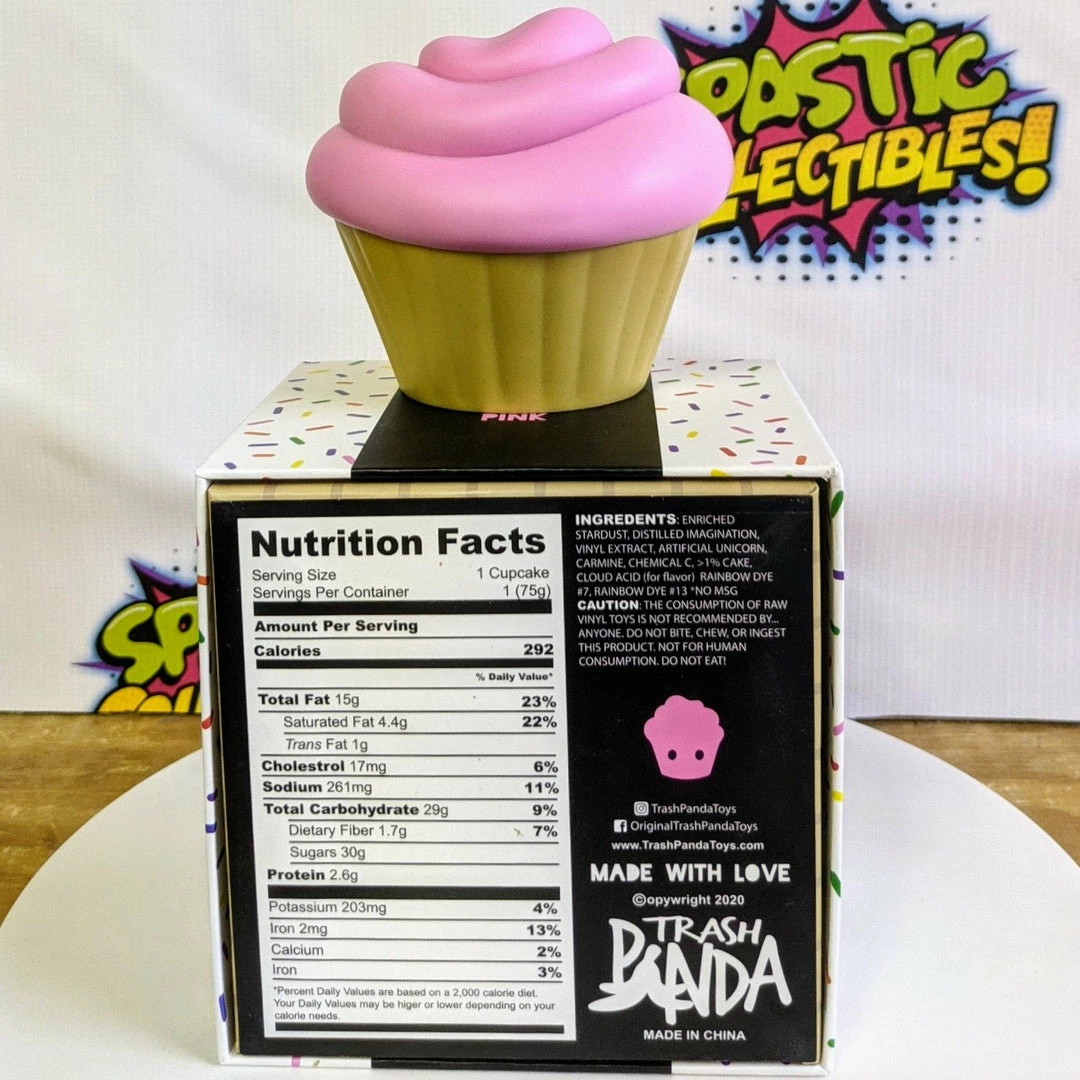 Best Sale π― Spastic Pops In Stock: TRASH PANDA TOYS Original Pink Cake Vinyl Figure π 5 Spastic Pops In Stock: TRASH PANDA TOYS Original Pink Cake Vinyl Figure