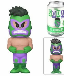 Spastic Pops IN STOCK: [Vinyl Soda] Marvel Lucha Libre (Luchadores) - El Furioso (Hulk) [with 1 In 6 Chance At Chase!] Marvel!