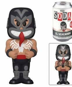 Spastic Pops IN STOCK: [Vinyl Soda] Marvel Lucha Libre (Luchadores) - El Venenoide (Venom) [with 1 In 6 Chance At Chase!]