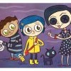 Spastic Pops JELLYKOE: “Coraline” 8 X 10 Art Print