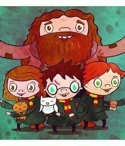 Spastic Pops JELLYKOE: "Harry Potter" 8 X 10 Limited Edition Art Print Designer Brands!