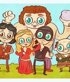 Spastic Pops Designer Brands! JELLYKOE: "Princess Bride" Limited Edition 8 X 10 Print