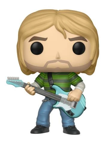 Spastic Pops Kurt Cobain Type: Vinyl Art Toys Brand: Funko Series: Pop! Vinyl , Pop! Rocks Scale: 3.75" Production Status: Standard Reference #: 65 Released: Jan 2018 Related Subjects: Kurt Cobain , Nirvana