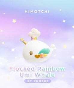 Spastic Pops LE50 Motchitoys Figure Flocked Rainbow Umi Whale [2020 Holiday Exclusive]