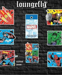 Spastic Pops Loungefly Blind Box Enamel Pins: Marvel Comics Squares (Buy 12 For A SEALED Case)
