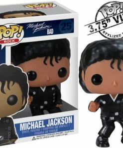 Spastic Pops Brand New! Michael Jackson (Bad) Type: Vinyl Art Toys Brand: Funko Series: Pop! Vinyl , Pop! Rocks Reference #: 25 Related Subjects: Michael Jackson , Musicians