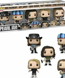 Spastic Pops Pearl Jam (5-Pack) Alternative Name: Mike McCready | Jeff Ament | Eddie Vedder | Matt Cameron | Stone Gossard Type: Vinyl Art Toys Brand: Funko Series: Pop! Vinyl , Pop! Rocks Scale: 3.75" Released: Aug 2021