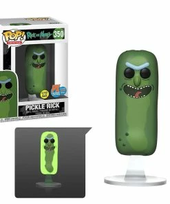 Spastic Pops Misc Funko! Pickle Rick (No Limbs) (Glow In The Dark) Type: Vinyl Art Toys Glow - Previews SDCC 2019 Exclusive