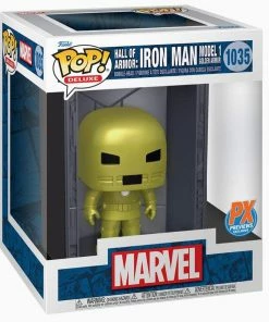 Spastic Pops POP! Deluxe: Marvel Hall Of Armor - Iron Man Model 1 [PX Previews Exclusive]