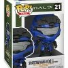 Spastic Pops Games! POP Games: Halo Infinite- Mark V [B] W/Blue E Sword