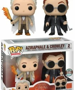 Spastic Pops POP TV: Good Omens- 2PK Aziraphale And Crowley With Wings (Specialty Series Exclusive) In Stock!