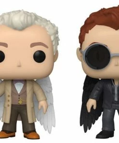 Spastic Pops POP TV: Good Omens- 2PK Aziraphale And Crowley With Wings (Specialty Series Exclusive) In Stock!
