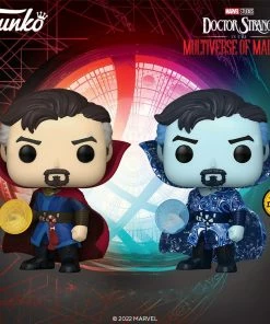 Spastic Pops Pre-Orders! PREORDER (Arrival Q3 2022) POP! Marvel's Doctor Strange In The Multiverse Of Madness Madness Doctor Strange Set Of 2 (Chase & Common)