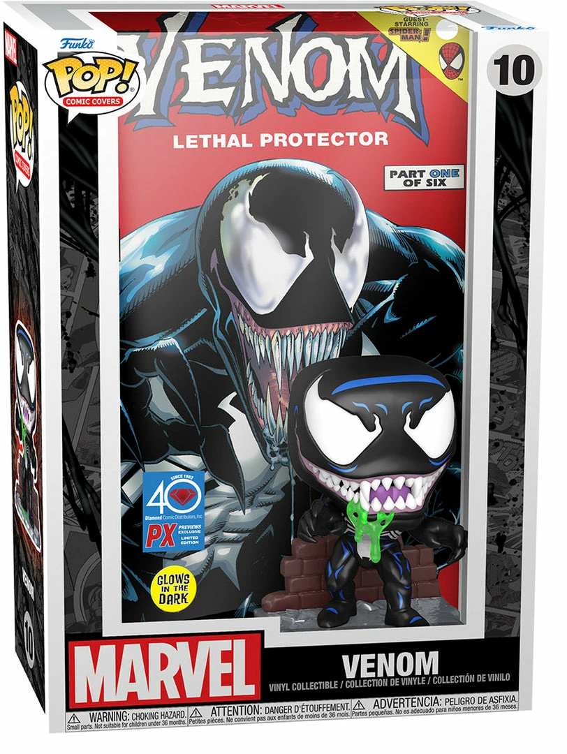 New π Spastic Pops PREORDER (Arrival Q3 2022) POP Vinyl Comic Cover: Marvel- VENOM: LETHAL PROTECTOR PX Previews Exclusive π€© 3 Spastic Pops PREORDER (Arrival Q3 2022) POP Vinyl Comic Cover: Marvel- VENOM: LETHAL PROTECTOR PX Previews Exclusive