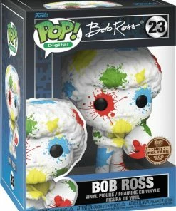 Spastic Pops PREORDER (Arrival Q4 2022) BOB ROSS [Physical Item Only]: Pop! Digital NFT Release LE1200 [Legendary] Bob Ross Palette (Splatter) #23 Pre-Orders!