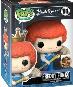 Spastic Pops PREORDER (Arrival Q4 2022) BOB ROSS [Physical Item Only]: Pop! Digital NFT Release LE3600 [Royalty] Freddy Funko As Bob Ross #11