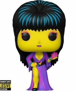 Spastic Pops PREORDER (Arrival Q4 2022) Elvira Black Light Pop! Vinyl Figure - Entertainment Earth Exclusive