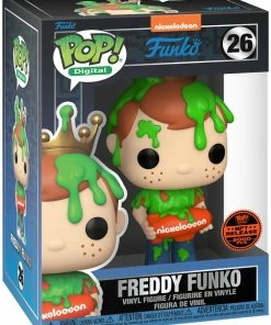 Spastic Pops PREORDER (Arrival Q4 2022) NICKELODEON CARTOONS [Physical Item Only]: Pop! Digital NFT Release LE2000 [Royalty] Freddy Funko (Slimed) #26 Pre-Orders!