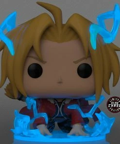 Spastic Pops PREORDER (Arrival Q4 2022) POP! Animation: Fullmetal Alchemist: Brotherhood - Edward Elric W/Energy - Set Of 2 (Chase & Common)