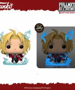 Spastic Pops PREORDER (Arrival Q4 2022) POP! Animation: Fullmetal Alchemist: Brotherhood - Edward Elric W/Energy - Set Of 2 (Chase & Common)