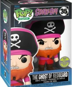 Spastic Pops PREORDER (Arrival Q4 2022) SCOOBY-DOO! [Physical Item Only]: Pop! Digital NFT Release LE1550 [Legendary] The Ghost Of Redbeard #35
