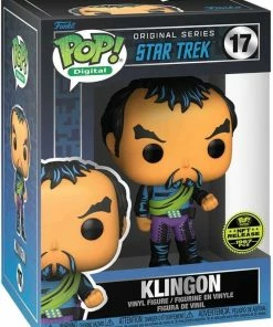 Spastic Pops Pre-Orders! PREORDER (Arrival Q4 2022) Star Trek Series 1 [Physical Item Only]: Pop! Digital NFT Release LE1967 [Legendary] Klingon (Blacklight) #17