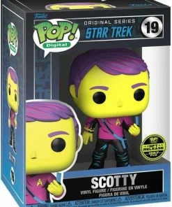 Spastic Pops PREORDER (Arrival Q4 2022) Star Trek Series 1 [Physical Item Only]: Pop! Digital NFT Release LE1967 [Legendary] Scotty (Blacklight) #19 Pre-Orders!