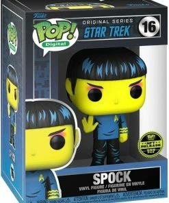 Spastic Pops Pre-Orders! PREORDER (Arrival Q4 2022) Star Trek Series 1 [Physical Item Only]: Pop! Digital NFT Release LE999 [Grail] Spock (Blacklight) #16
