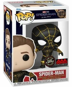 Spastic Pops Pre-Orders! PREORDER (Estimated Arrival Q4 2022) Spider-Man: No Way Home Unmasked Spider-Man Black Suit (Chase & Common Set Of 2) (AAA Anime Exclusive)
