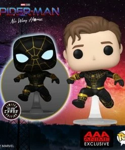 Spastic Pops Pre-Orders! PREORDER (Estimated Arrival Q4 2022) Spider-Man: No Way Home Unmasked Spider-Man Black Suit (Chase & Common Set Of 2) (AAA Anime Exclusive)