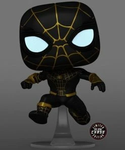 Spastic Pops Pre-Orders! PREORDER (Estimated Arrival Q4 2022) Spider-Man: No Way Home Unmasked Spider-Man Black Suit (Chase & Common Set Of 2) (AAA Anime Exclusive)