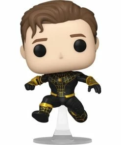 Spastic Pops PREORDER (Estimated Arrival Q4 2022) Spider-Man: No Way Home Unmasked Spider-Man Black Suit Common (AAA Anime Exclusive)