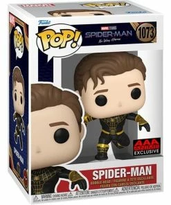Spastic Pops PREORDER (Estimated Arrival Q4 2022) Spider-Man: No Way Home Unmasked Spider-Man Black Suit Common (AAA Anime Exclusive)
