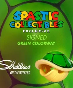 Spastic Pops Designer Brands! PREORDER (Expected Arrival Late MAY 2021) SHELLIES: LE75 Spastic Collectibles Exclusive Autographed Green Colorway [Shellies On The Weekend]
