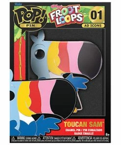 Spastic Pops PREORDER (Expected Q3 2022) POP PINS: AD ICONS Froot Loops - Toucan Sam Pre-Orders!