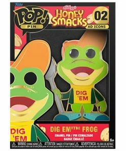 Spastic Pops PREORDER (Expected Q3 2022) POP PINS: AD ICONS Honey Smacks - Dig 'Em Frog Pre-Orders!