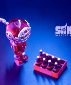 Spastic Pops Designer Brands! [SANK TOYS] LE399 Backpack Boys-Spectrum Series-Red Tide