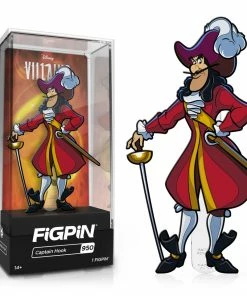 Spastic Pops All In Stock! PREORDER (EXPECTED Q4 2022): FiGPiN Classic DISNEY VILLAINS Captain Hook (950) 1st Edition - LE1500